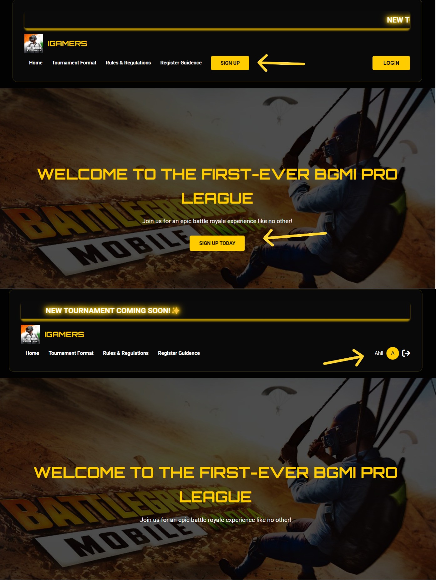 Signup Screenshot